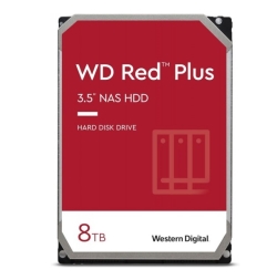 Western Digital HARD DISK RED PLUS 8 TB SATA 3 3.5" NAS (WD80EFPX)